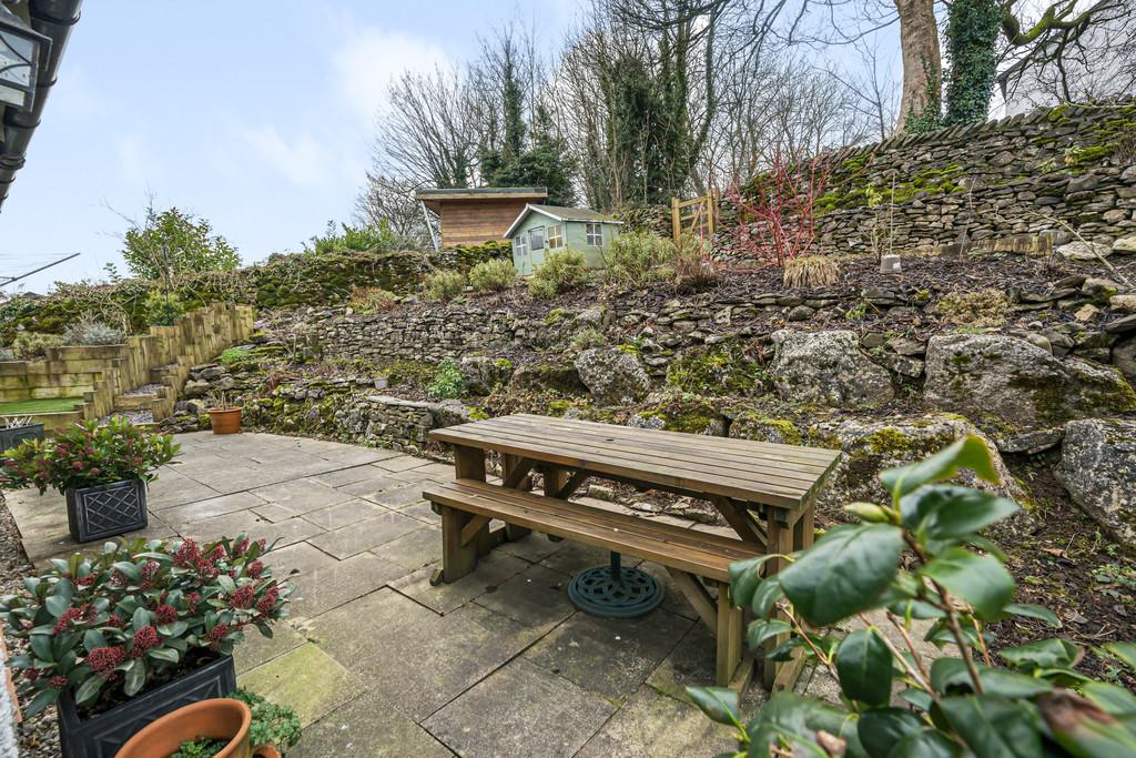 Sheltered patio