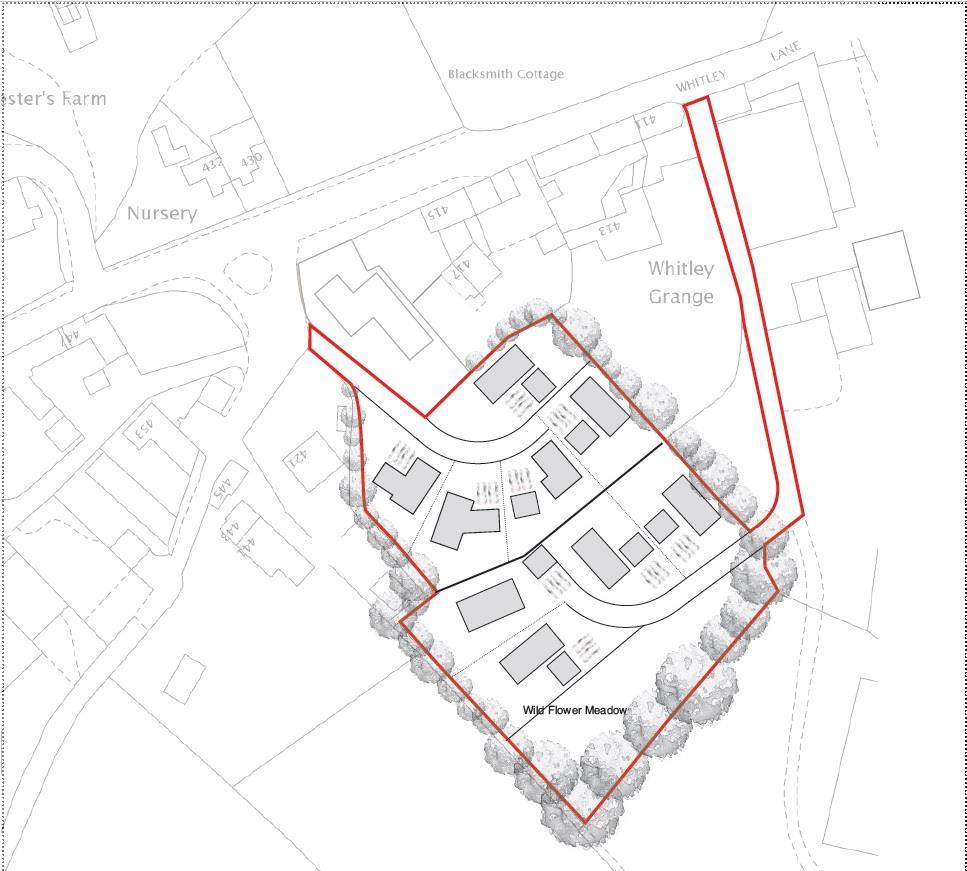 Lot 1 Development Site and Whitley Grange Farmyard off Whitley Lane