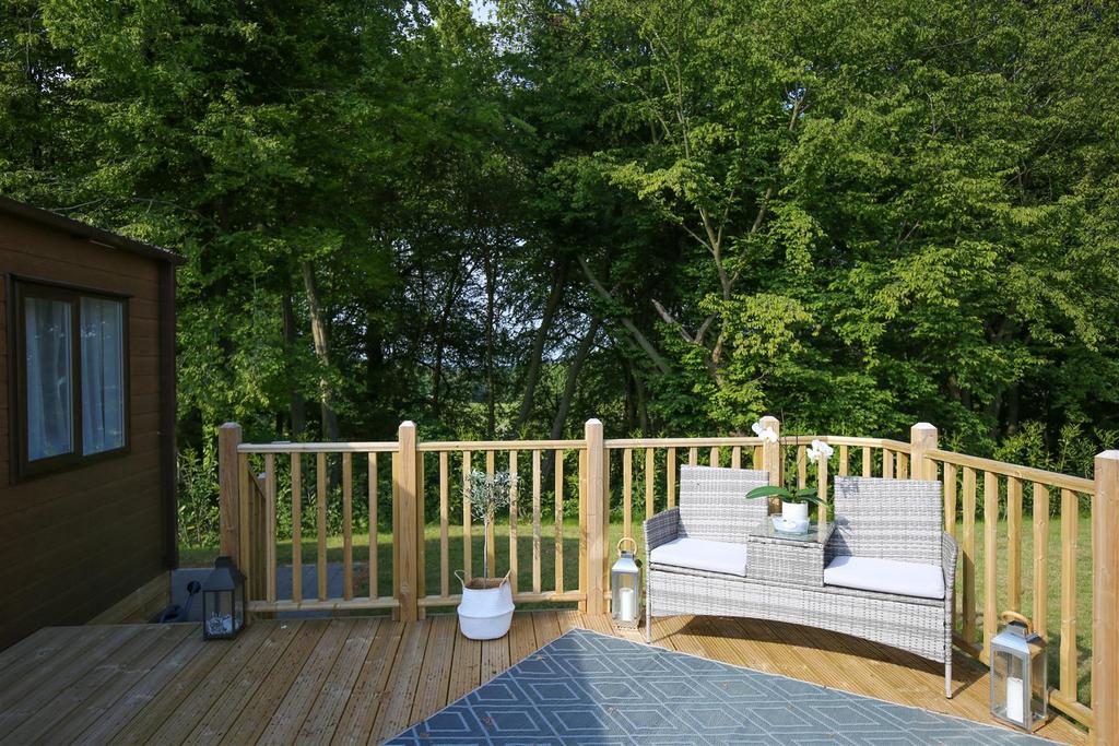 View from decking