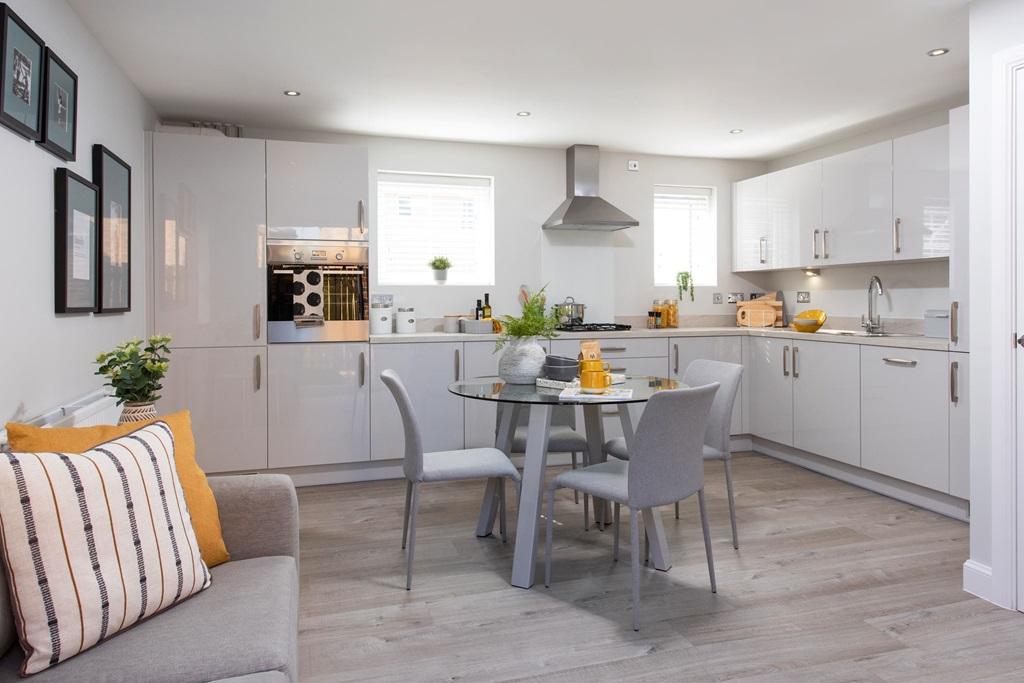 Harrier Chase Show Home Alderney kitchen