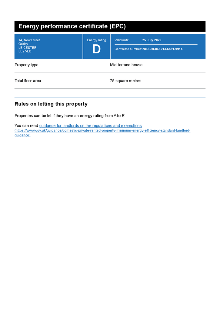 EPC Certificate