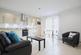 Lounge with kitchen area
