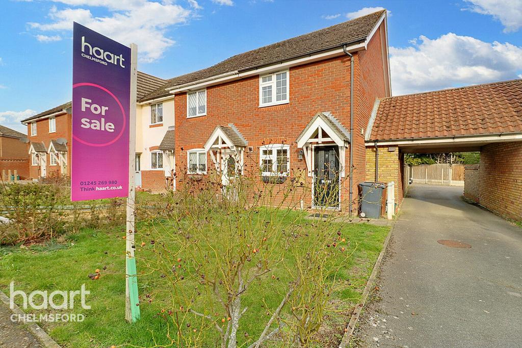 Constance Close, Chelmsford 2 bed end of terrace house for sale £325,000