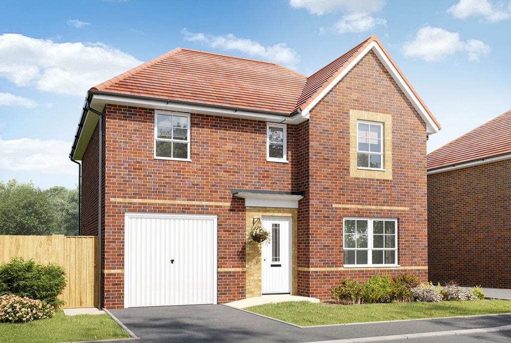 CGI exterior view of our 4 bed Ripon home