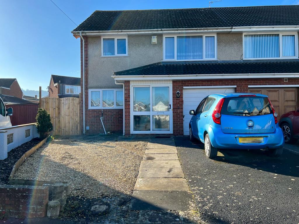 House Front with Garage &amp; Driveway