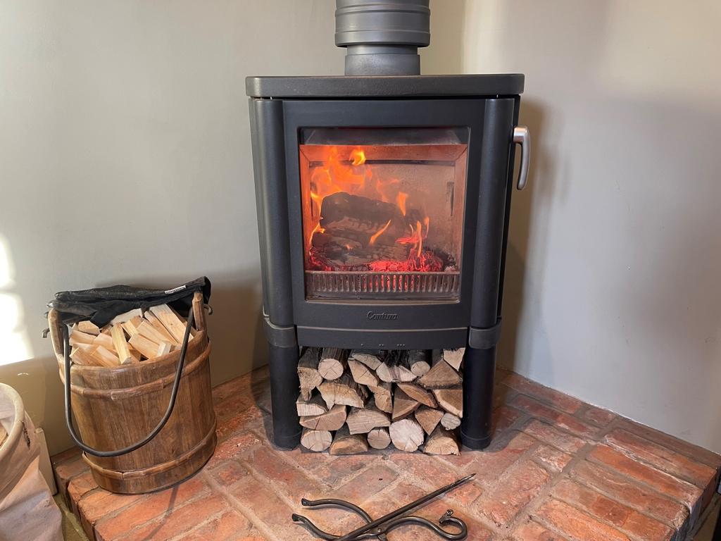 Wood burner malt house
