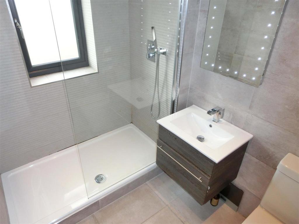 Refitted shower room