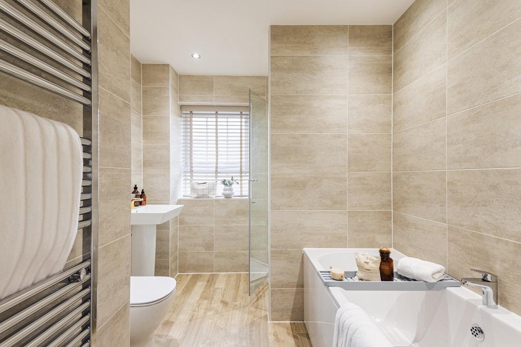 Family bathroom in the Holden. 4 bedroom home.