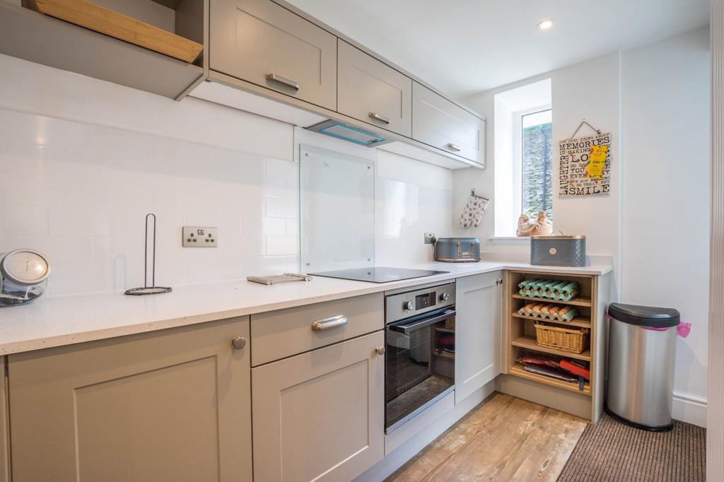 Kitchen, dining and living space