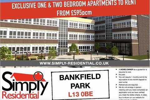 1 bedroom apartment to rent, Bankfield Park ,West Derby,Liverpool