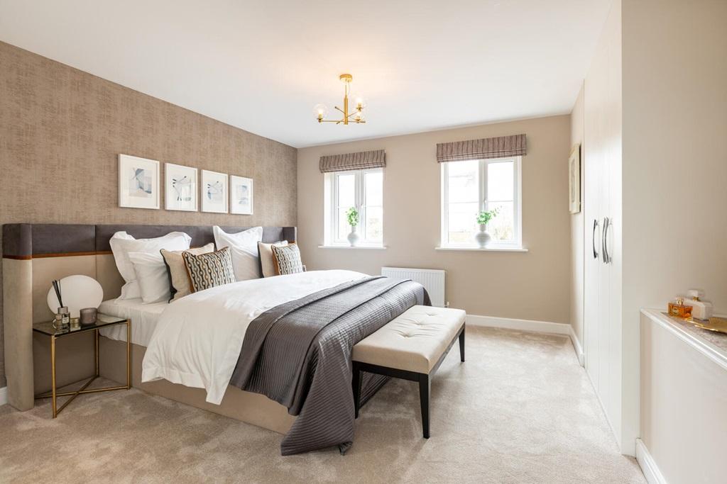 The main bedroom benefits from plenty of space