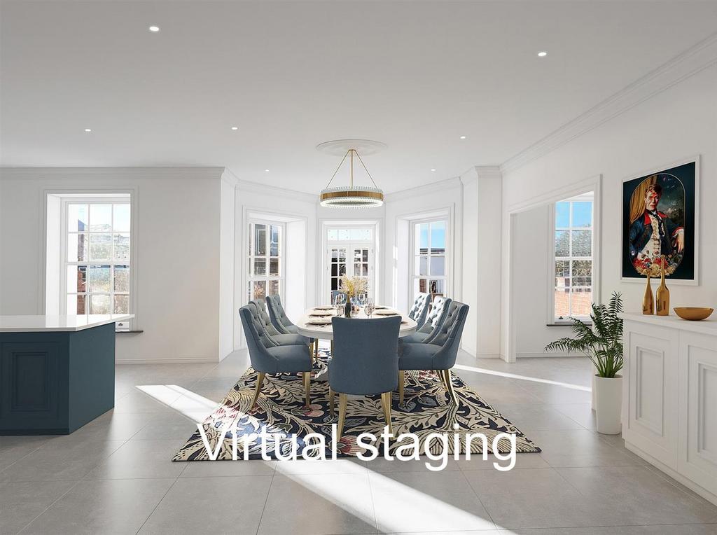 Open plan kitchen / dining