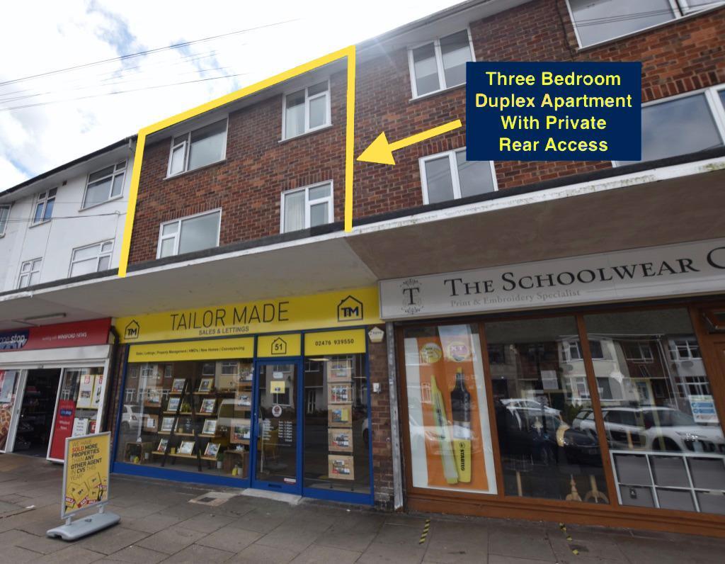 Winsford Avenue, Coventry, CV5 LARGE 3 BEDROOM DUPLEX IN Allesley