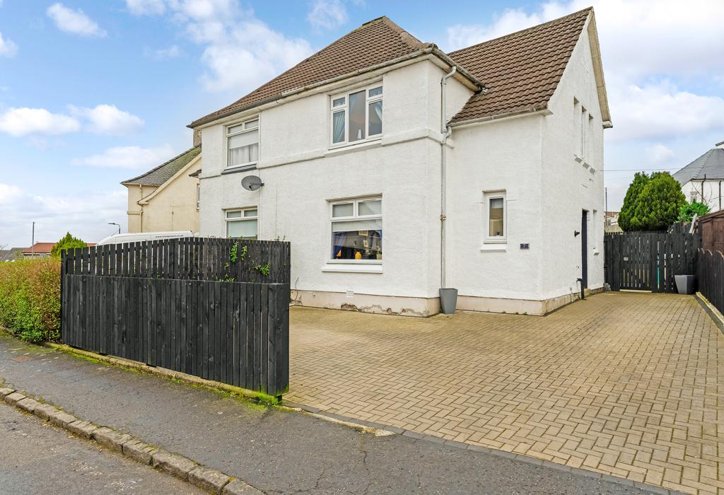 Glebe Crescent, Airdrie, Lanarkshire 3 bed semidetached house for sale