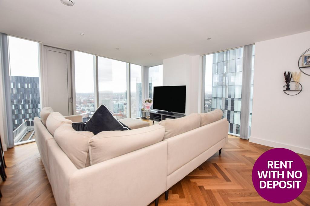 South Tower, Deansgate Square, Owen... 3 bed flat £2,850 pcm (£658 pw)