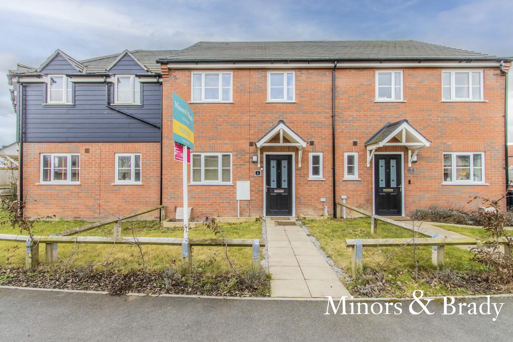 Wessex Drive, Carbrooke 3 bed terraced house for sale £210,000