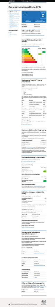 EPC Certificate