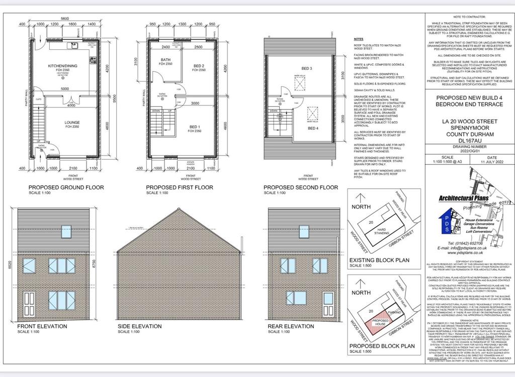 Wood Street, Spennymoor, County... Land £20,000