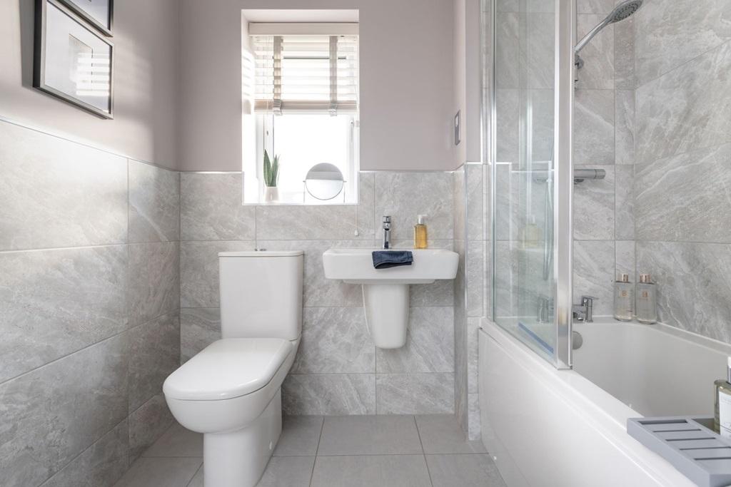 A Taylor Wimpey bathroom is easy to clean