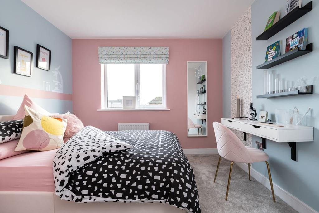 Bedroom 4 an ideal space for children, a work...