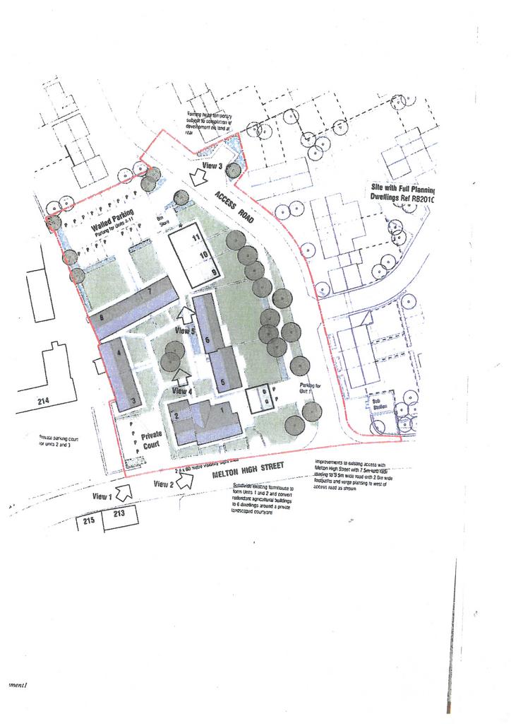 Previous proposed site plan
