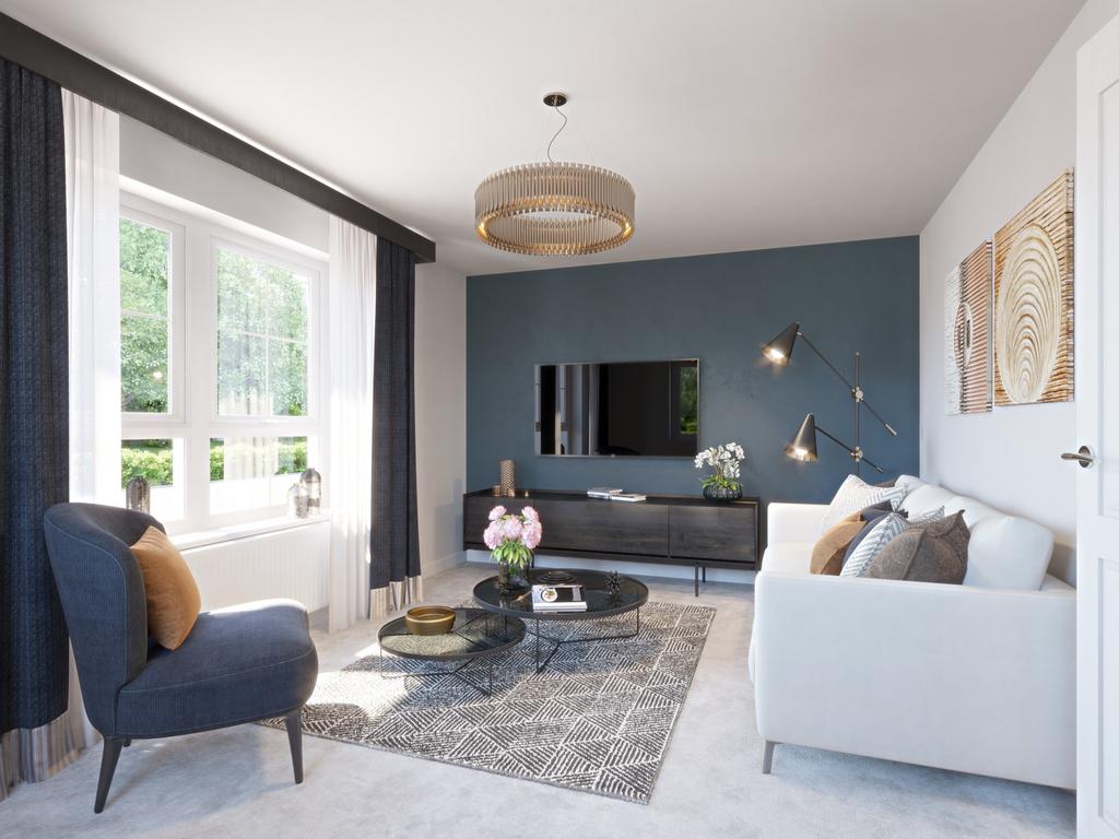 Internal view of living room in Elmsgate house...