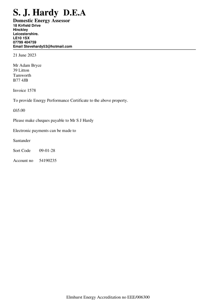 EPC Certificate