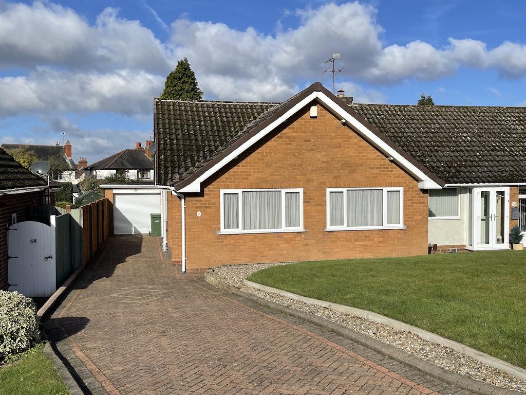 PEDMORE St Peters Road 2 bed semidetached bungalow for sale £340,000