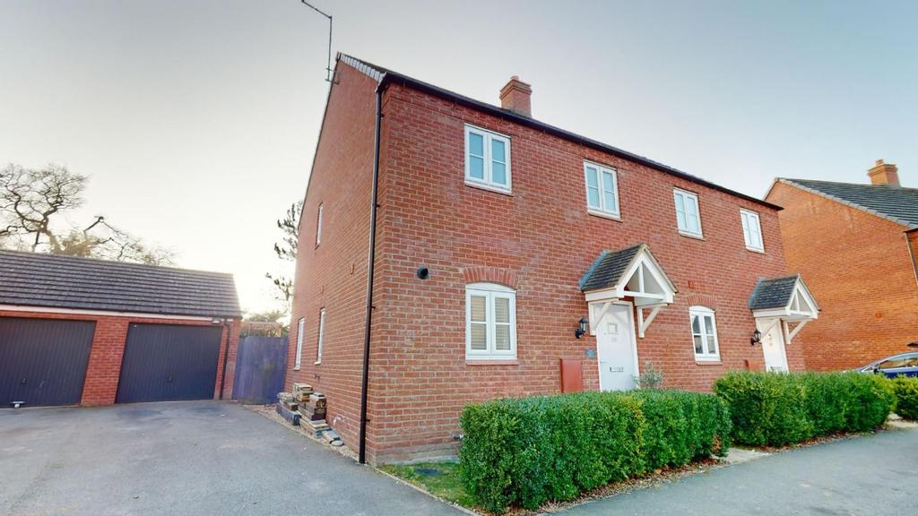 Johns Road, Bugbrooke, Northampton... 2 bed semidetached house £205,000