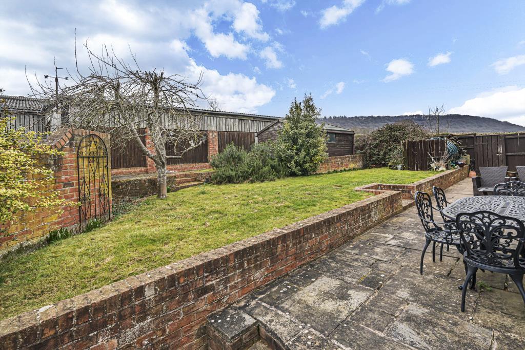 Garden and patio