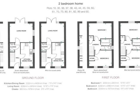 2 bedroom terraced house to rent, Dragonfly Way, King's Lynn, PE30