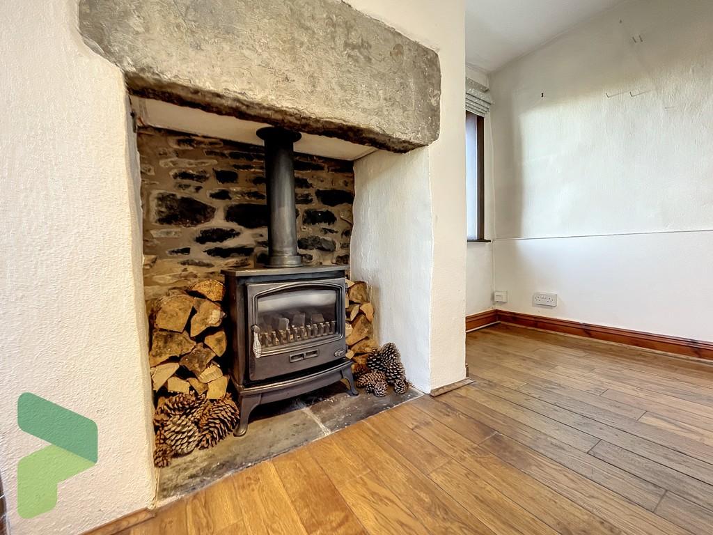Lounge fireplace
