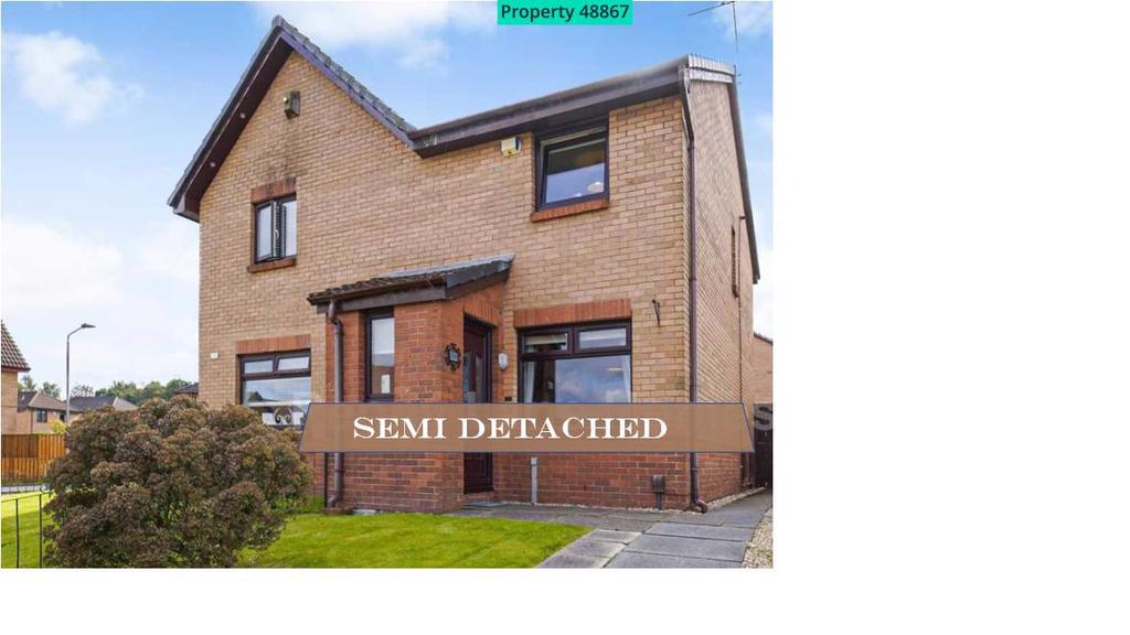106 Ritchie Park, Johnstone, PA5 2 bed semidetached house £650 pcm