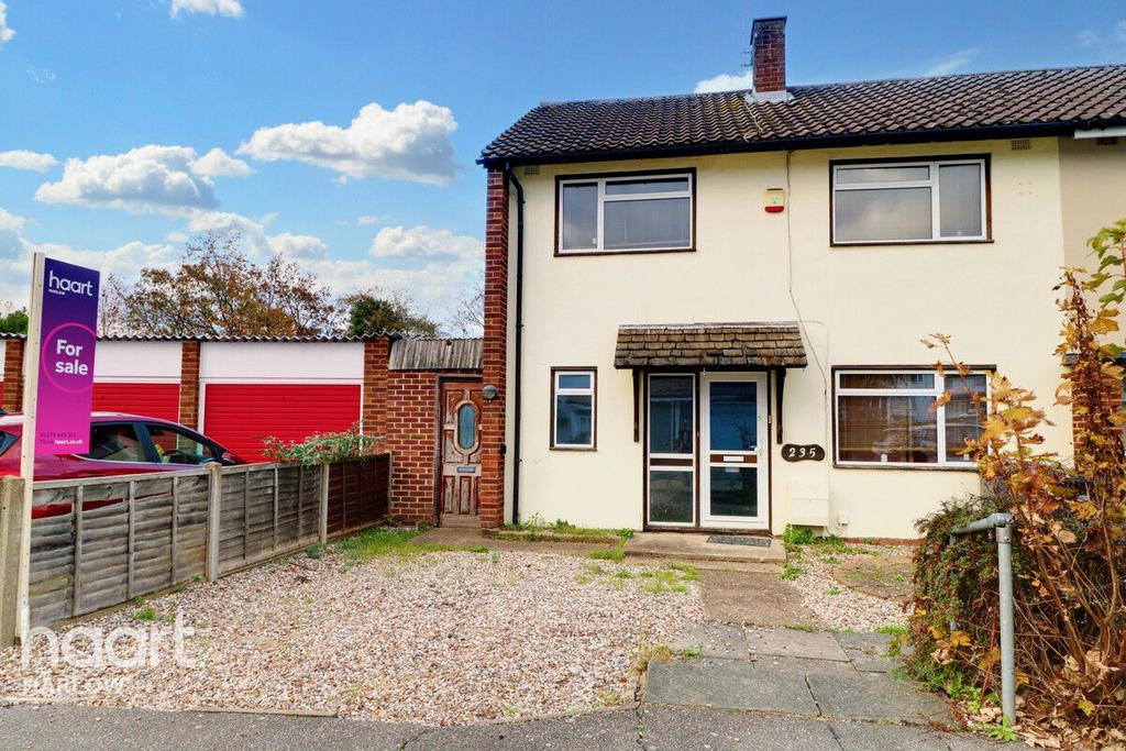 Halling Hill, Harlow 3 bed end of terrace house for sale £325,000