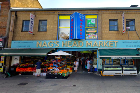 Shop to rent, Nag's Head Market, Seven Sisters Road, London. N7