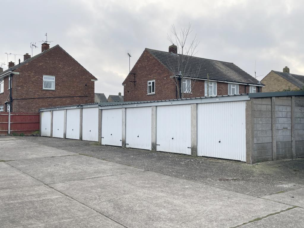 Eight of nineteen lock up garages