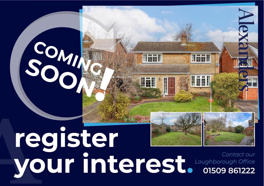 Tynedale Road, Loughborough 4 bed detached house £460,000