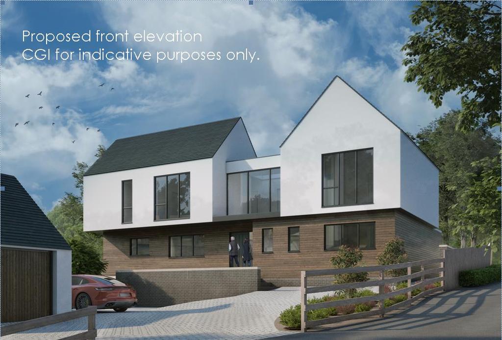 CGI of proposed front elevation