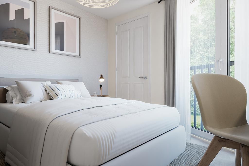 Image of bedroom in apartment