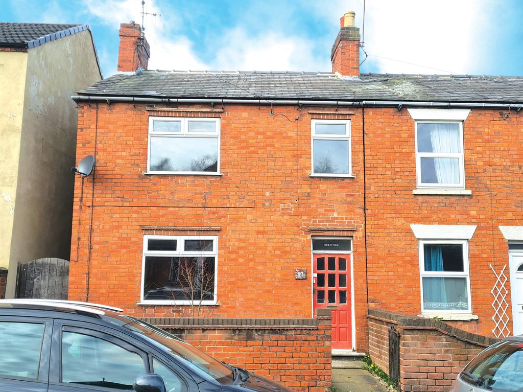 91 Butterley Hill, Ripley, Derbyshire 3 bed end of terrace house £60,000