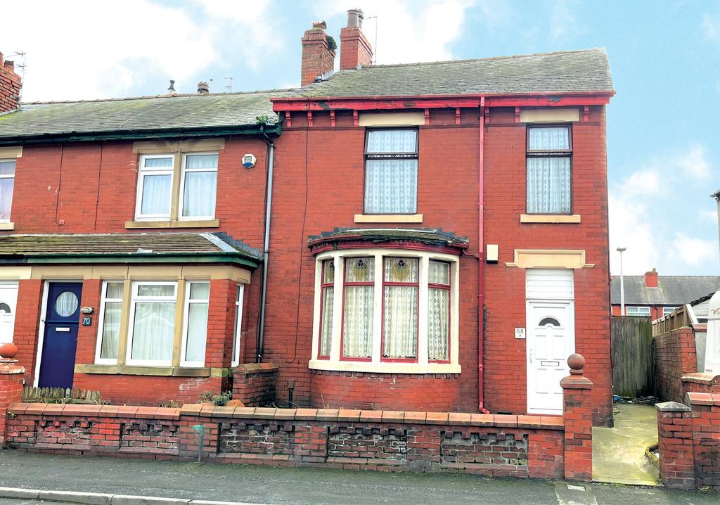 68 Onslow Road, Blackpool, Lancashire 3 bed end of terrace house £30,000