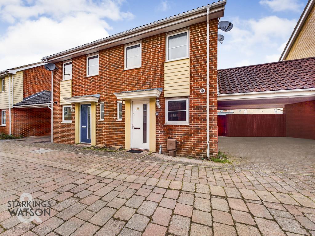 Stockwell Road, Queens Hill, Costessey 2 bed semidetached house £210,000