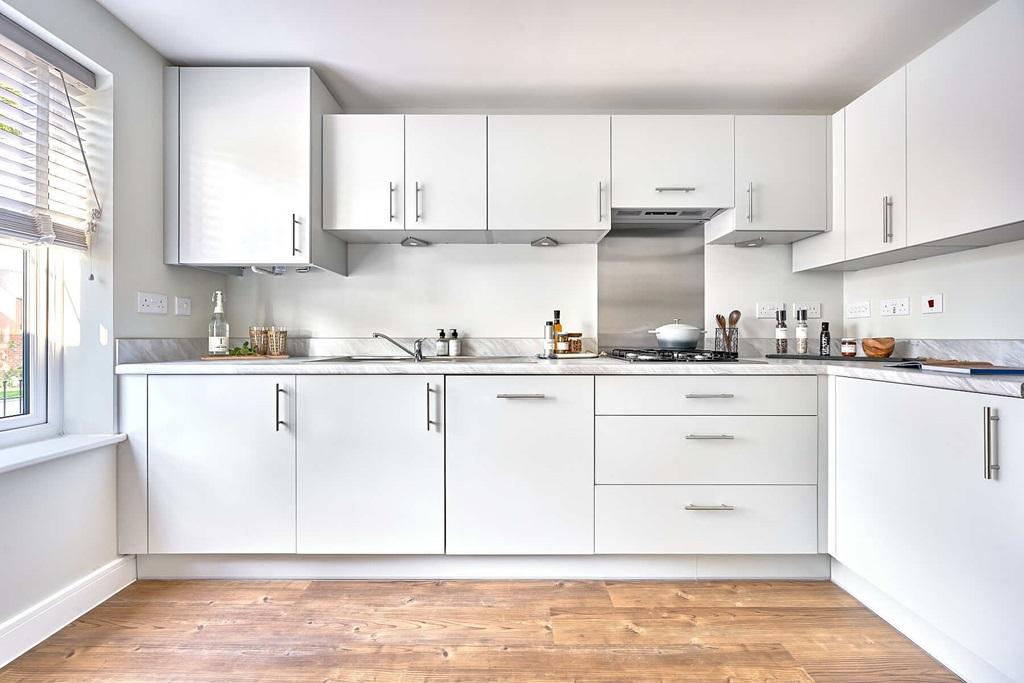 Modern kitchen with ample storage