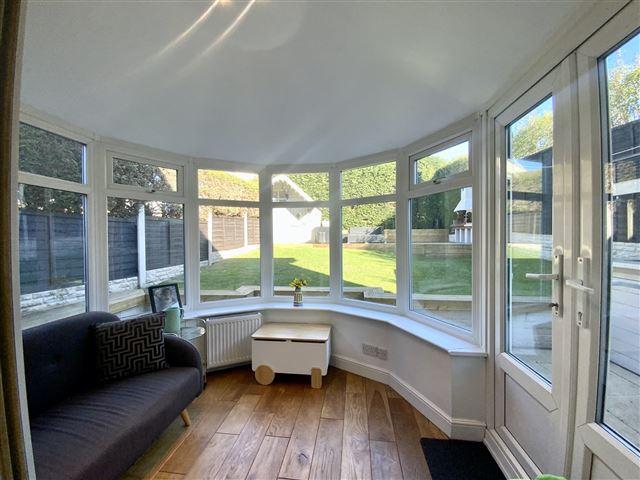 Conservatory with tiled roof