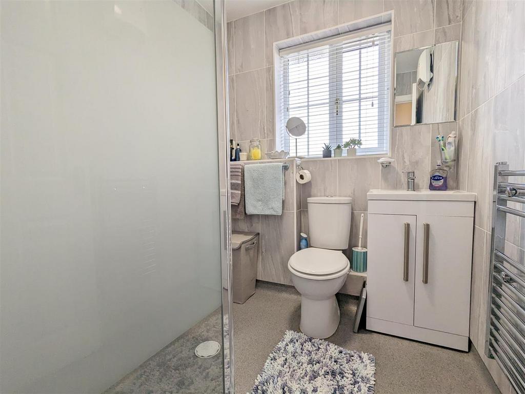 Wet room shower/wc