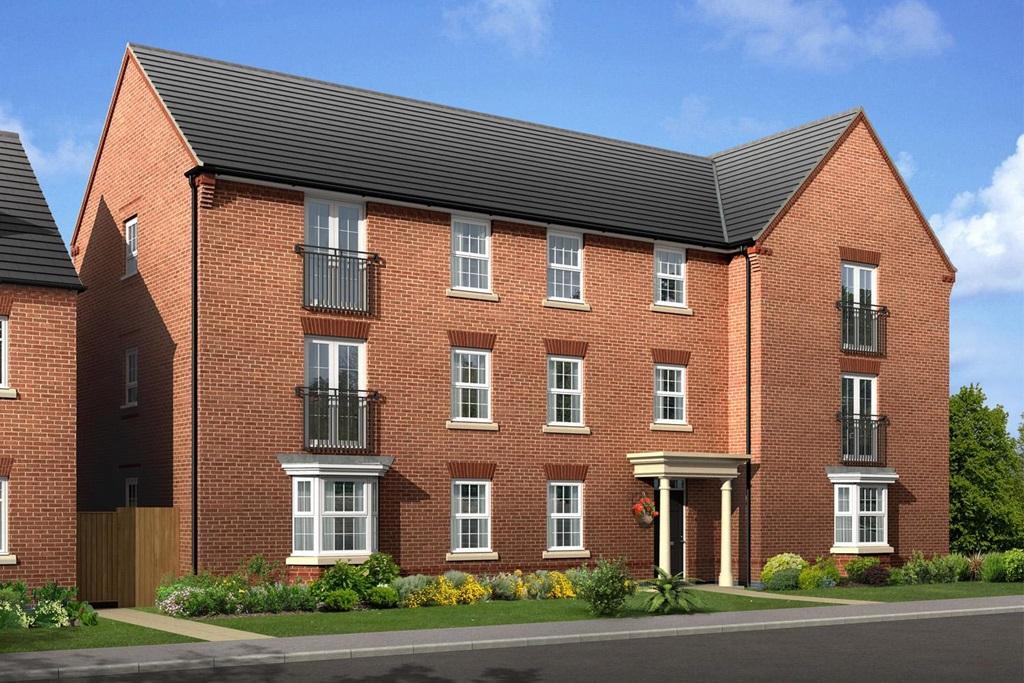 Cherwell at The Moorings Crick Road, Houlton, Rugby CV23 2 bed apartment £202,995