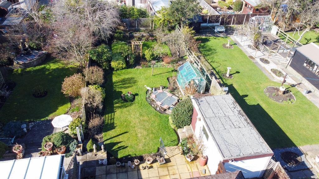 Aerial Picture Of The Rear Garden
