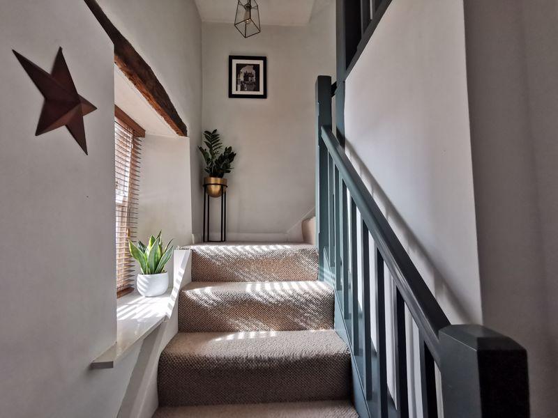 Stairs to first...