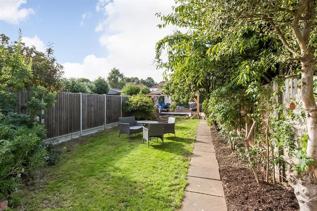 South west facing 80' garden