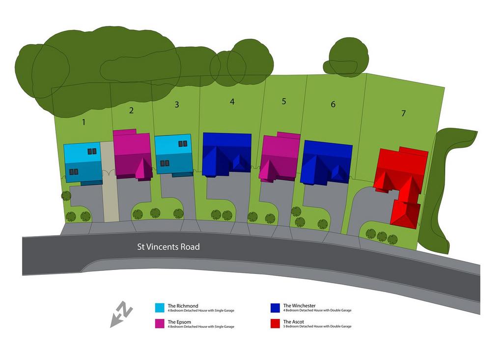 St Vincents Road Site Plan